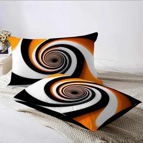 Housse de couette spirale abstraite pour une décoration de chambre moderne - 7