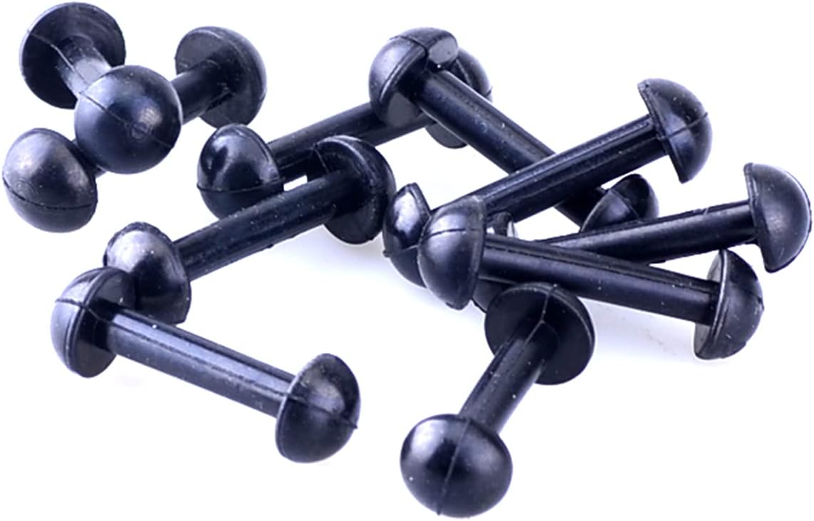 10 Pack Motu Bands Leg Band Replacement Connectors for Motu Black image 3