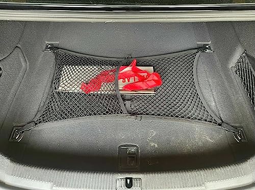 EACCESSORIES EA Rear Trunk Organizer Cargo Net for Audi A6
