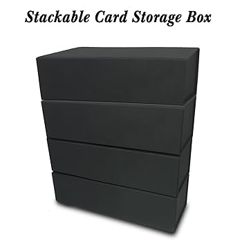 トレーディングカード収納ボックス トップローダー収納ボックス 800枚用 Amazon.com: Vowcarol 800-Count Trading Card Storage Box