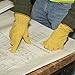 Klein Tools 60605 Work Gloves, Premium Cowhide Leather Gloves, Abrasion-Resistant Split Leather Palm Patch, X-Large