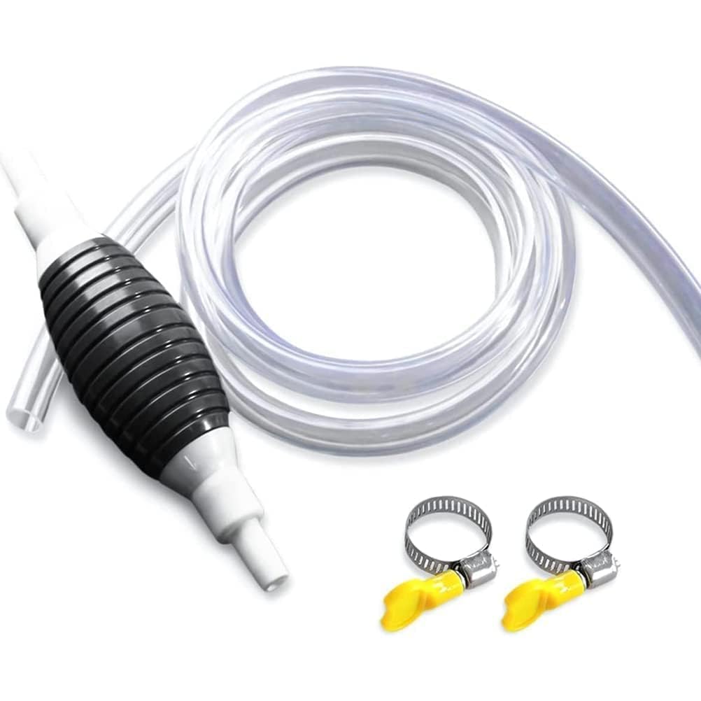 Manual Siphon Pump Kit High Flow Oil Transfer Pump for Petrol Diesel Water Fuel Liquid Transfer Hand Operated Pump Portable Transfer Pump for Car Garage Aquarium Home Use Pack of 1-image-23