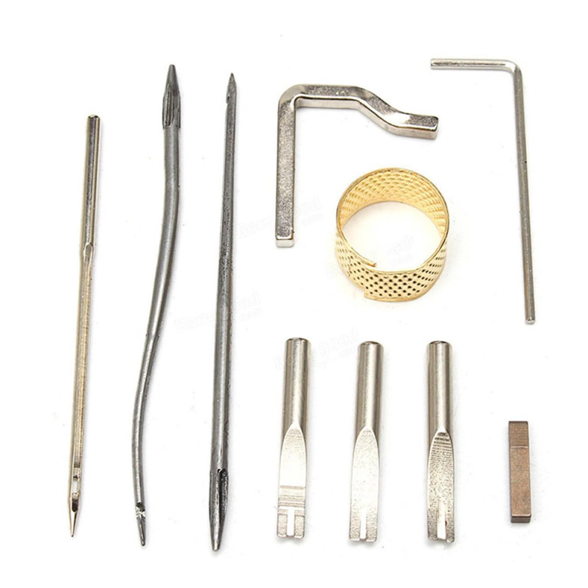 VILLCASE kits de herramientas de artesanía de cuero kit de fabricación de cuero caja de herramientas costureros completos Materiales de costura kit de accesorios de costura
