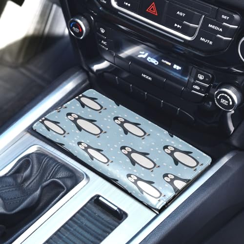 Organizador de carro de cuero miniatura 5