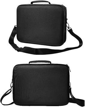 Travel Case for DJI RS 4 Mini Portable Storage Bag, Hard Carrying Case Shockproof Protective Cover Organizer with Shoulder Strap for RS 4 Mini Gimbal Stabilizer Accessories (Black)
