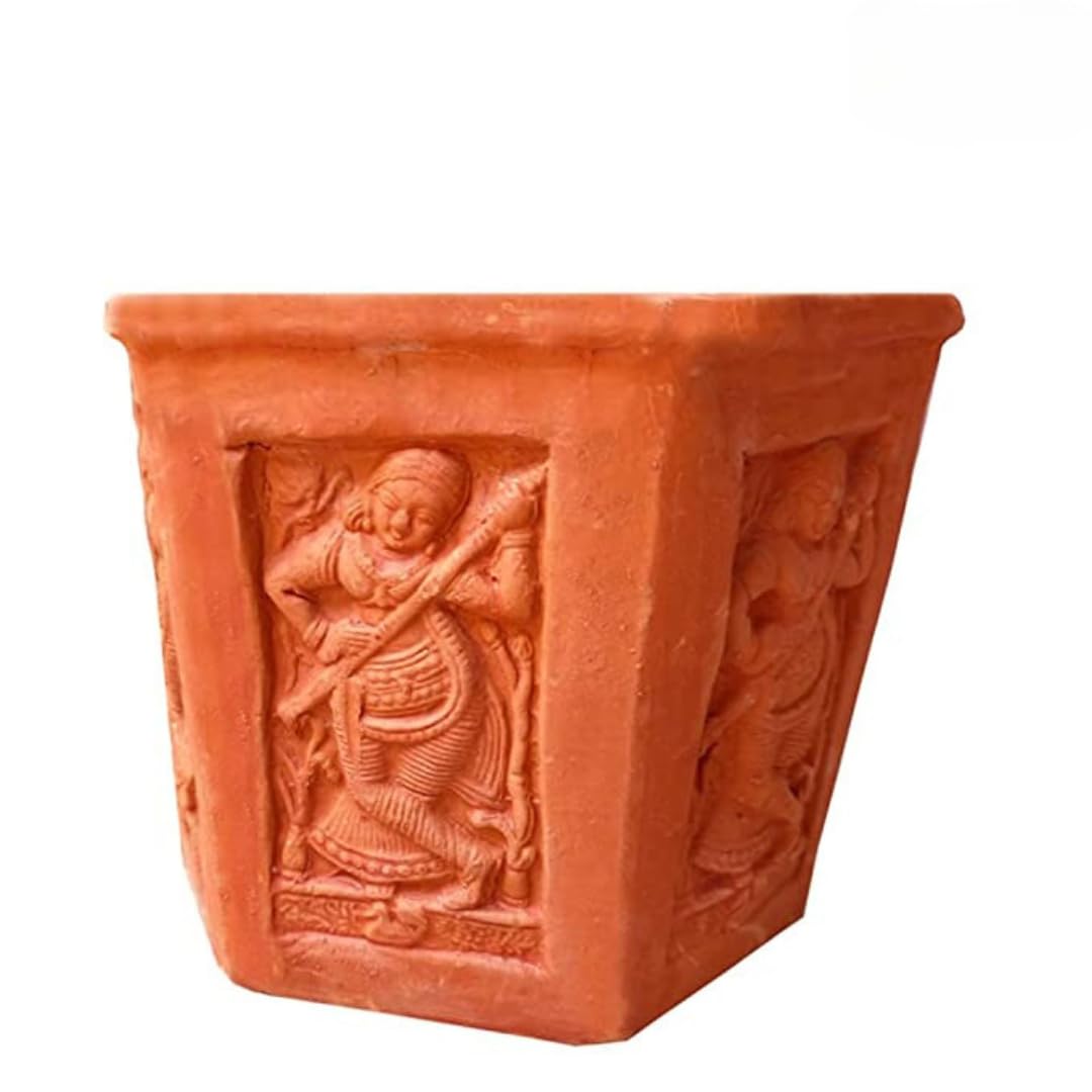 See full amazon price history chart for Terracotta Gardening/Balcony/Indoor Planters Clay Pot Saraswati Maa Design 8 Inch Terracotta Gardening/Balcony/Indoor Planters Clay Pot Saraswati Maa Design 8 Inch (B0B4NTHP8M) Amazon Price History, Amazon Price Tracker