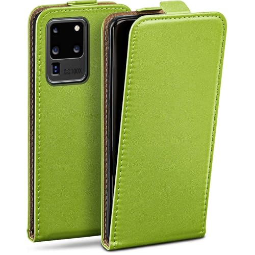 Housse à clapet Samsung S20 Ultra vert simili cuir pour vos déplacements quotidiens