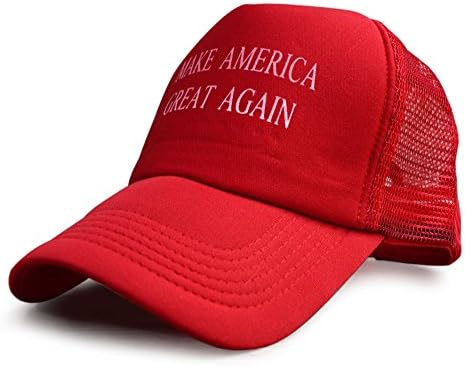 Donald Trump Hats Caps - MAKE AMERICA GREAT AGAIN - Vote TRUMP 2016 (Red Trucker)