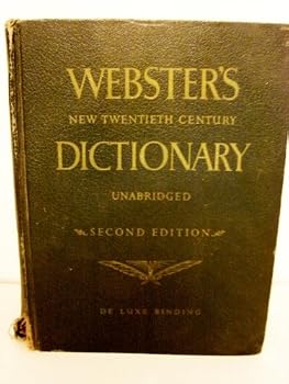 Hardcover Webster's New Twentieth Century Dictionary of the English Language, Unabridged, Second Edition Book