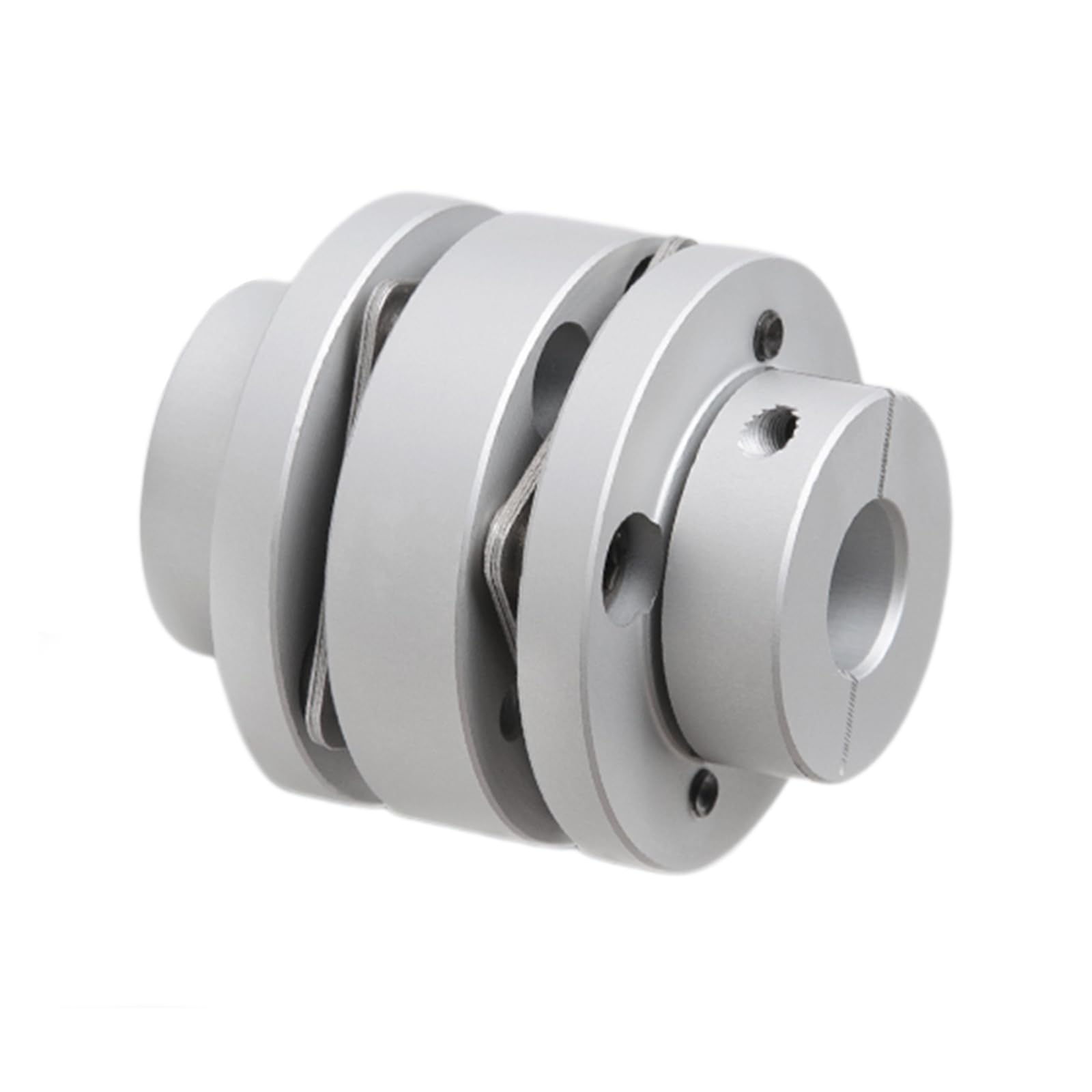 Acoplamiento De Diafragma De Brida Flexible De 5 mm a 10 mm, Acoplador De Eje De Motor De 2 Diafragmas De Aluminio D39 L49 Para Impresora 3D, Máquina CNC, Servomotor