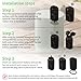 WUHAO Battery for Sonos Move 2 Speaker Replacement Compatible with Sonos Move, Move 2, MOVE1US1 MOVE1US1BLK MOVE2US1 MOVE2US1BLK Bluetooth Speaker Battery 111-00001 IP-03-6802-001 with Tool