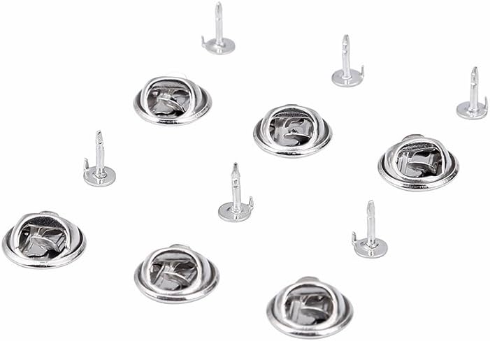 40 Pack Tie Tacks Blank Pins with Clutch Back,Eternal Faith Tie Tack Blanks with Butterfly Clutch for Lapel Pin,Scatter pins,Badge Insignia, Citation Bar,Jewelry Making or DIY Crafts