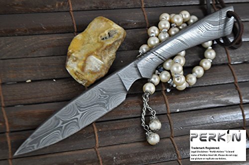 Perkin - Beautiful Custom Handmade - Camping Knife With Sheath #TOP20