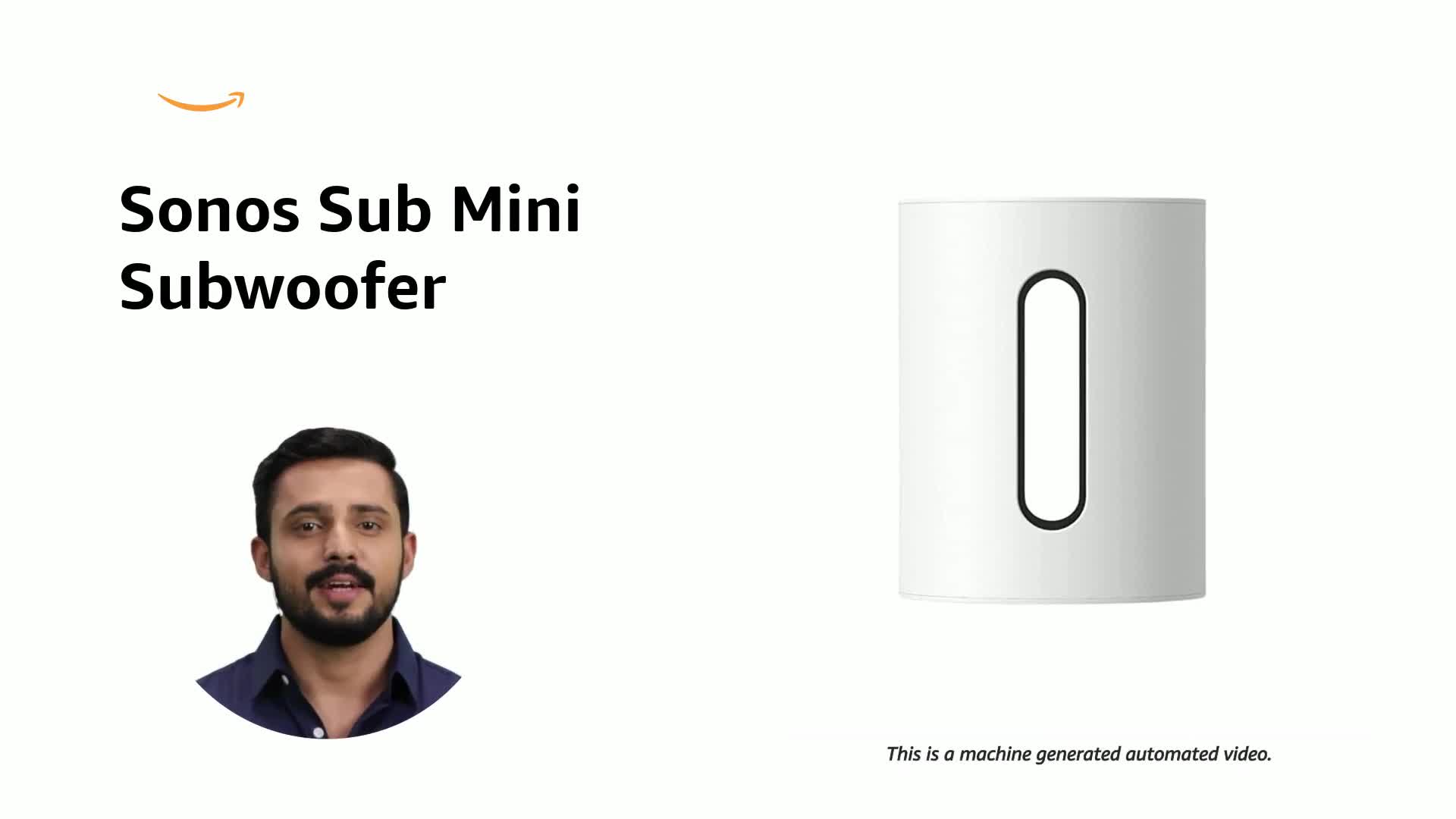 Sonos Sub Mini | Compact Wireless Subwoofer with Bold Bass