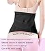 Moolida C-section Postpartum Belly Wrap Recovery Belly Band Postpartum Abdominal Binder Compression Wrap (Black, For Waistline 32