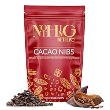Organic Cacao Nibs 8oz Medium roast, Unsweetened Cocoa Nibs for Baking, Smoothies & Snacks Vegan Chocolate Superfood, Keto Snack, Gluten-Free, Non-GMO, Paleo Friendly, Pure Dominican Cacao