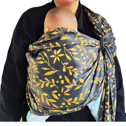 Shabany® - Ring Sling Sling - 100% Organic Cotton - Baby Belly...