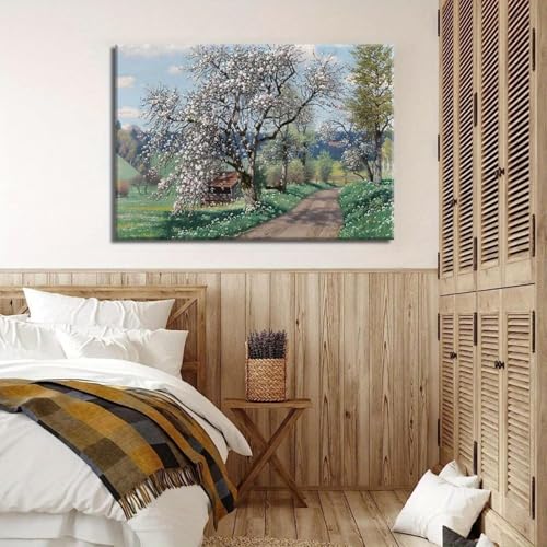 Impression fleur affiches photos maison toile decoration murale 50x77 cm