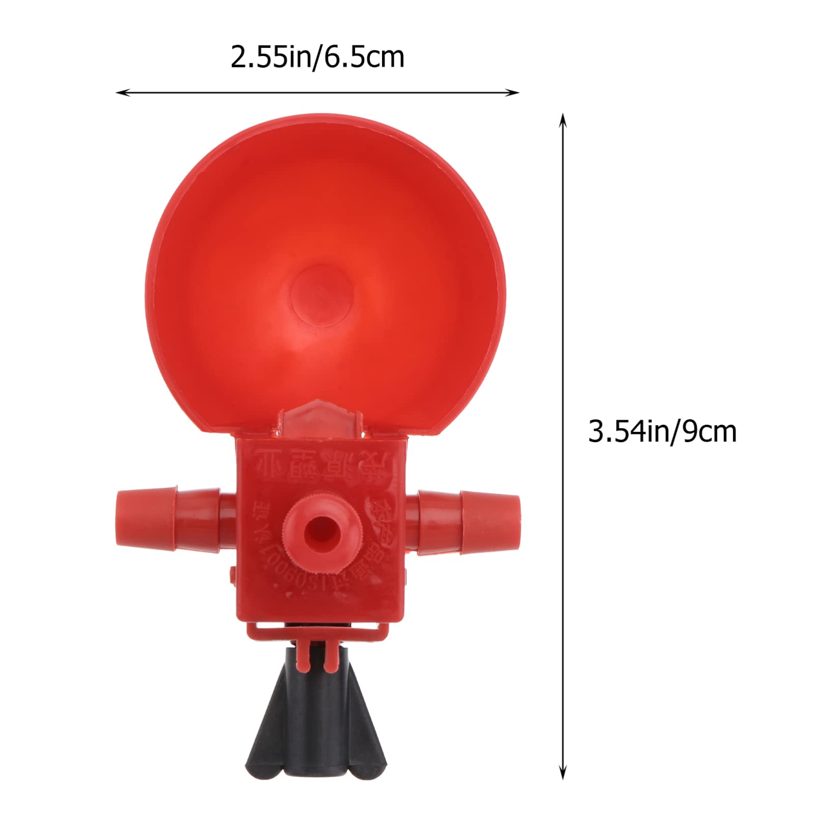 HEMOTON Practical Chicken Drinkers Waterers Automatic Feeder Poultry Watering Cups Bird Drinkers Quail 10 Pieces