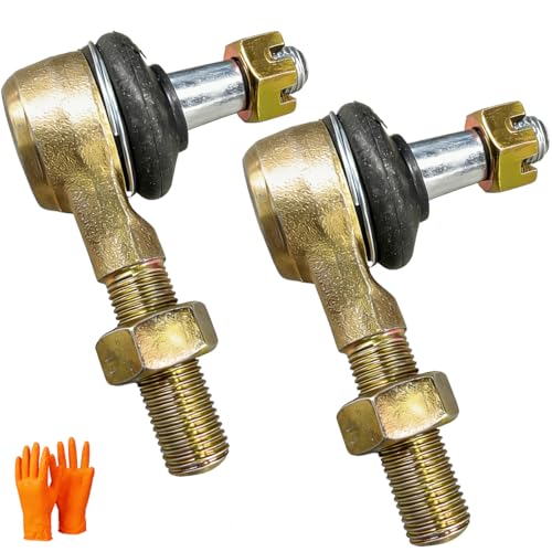 BOLOJAU 10 mm x 12 mm Rotule d'extrémité de barre d'accouplement gauche/droite pour 50cc 70cc 110cc 125cc 150cc pour Chinese scooter quad moto tout-terrain kart cyclomoteur pour Roketa pour TaoTao