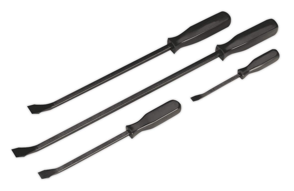 Sealey Silver S0474 Prybar Set, 4 Pieces