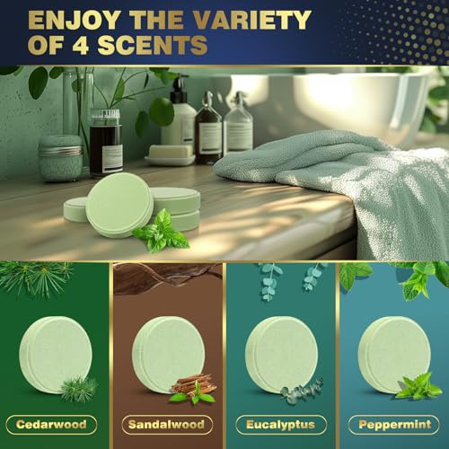 Qivatex Gifts for Men: Shower Steamers Aromatherapy Valentines Gifts for Him, Men Birthday Gifts, SPA Stress Relief Self Care Bath Bombs, Gifts for Easter, Fathers Day, Christmas (8 Pack) - Image 3