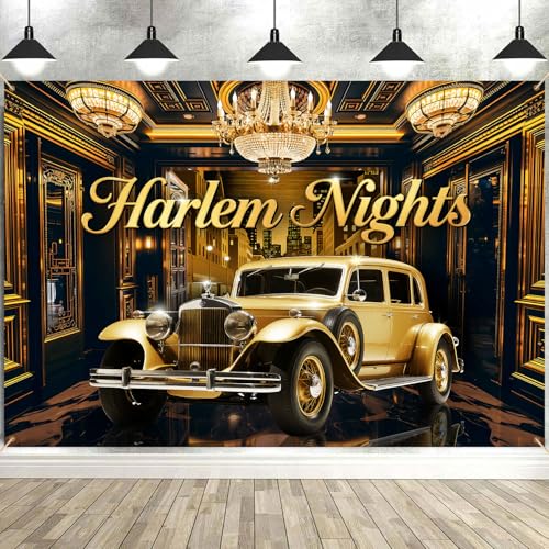 Fondo Fotográfico 9x6ft Harlem Nights Vintage miniatura 1