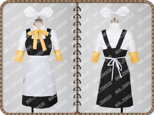 VOCALOID ボーカロイド 派生 人柱アリス 鏡音リン 風 コスプレ衣装 ハロウィン アニメ イベント クリスマス コスチューム 誕生日 変身 Amazon.co.jp: VOCALOID派生 人柱アリス 鏡音リン コスプレ衣装 男女XS
