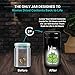 Herb Guard - 1 Oz Airtight Container and Smell Proof Jar (500 ml) 2 Way 62% Pack Keeps Goods Fresh for Months