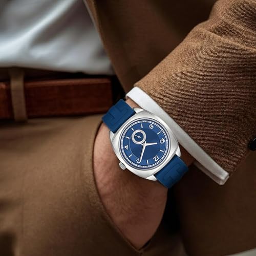 Image of styledose Men's Watch Analog Quartz with Chronograph & Silicone Strap -Casual & Formal Wrist Watch for Men