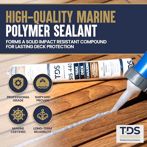 Image of Teakdecking Systems (TDS) SIS440 Marine Caulk Sausage 20oz - Gray | Premium quality SIS440, first class appearance, UV & chemical resistant, non-corrosive, ideal for boats and yachts