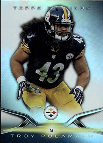 2014 Topps Platinum #14 Troy Polamalu Pittsburgh Steelers Football NM-MT