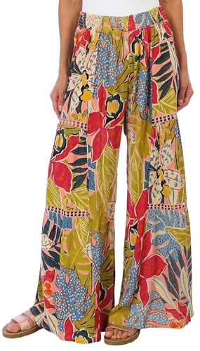 Angie Women's Button Front Wide Leg Pant3