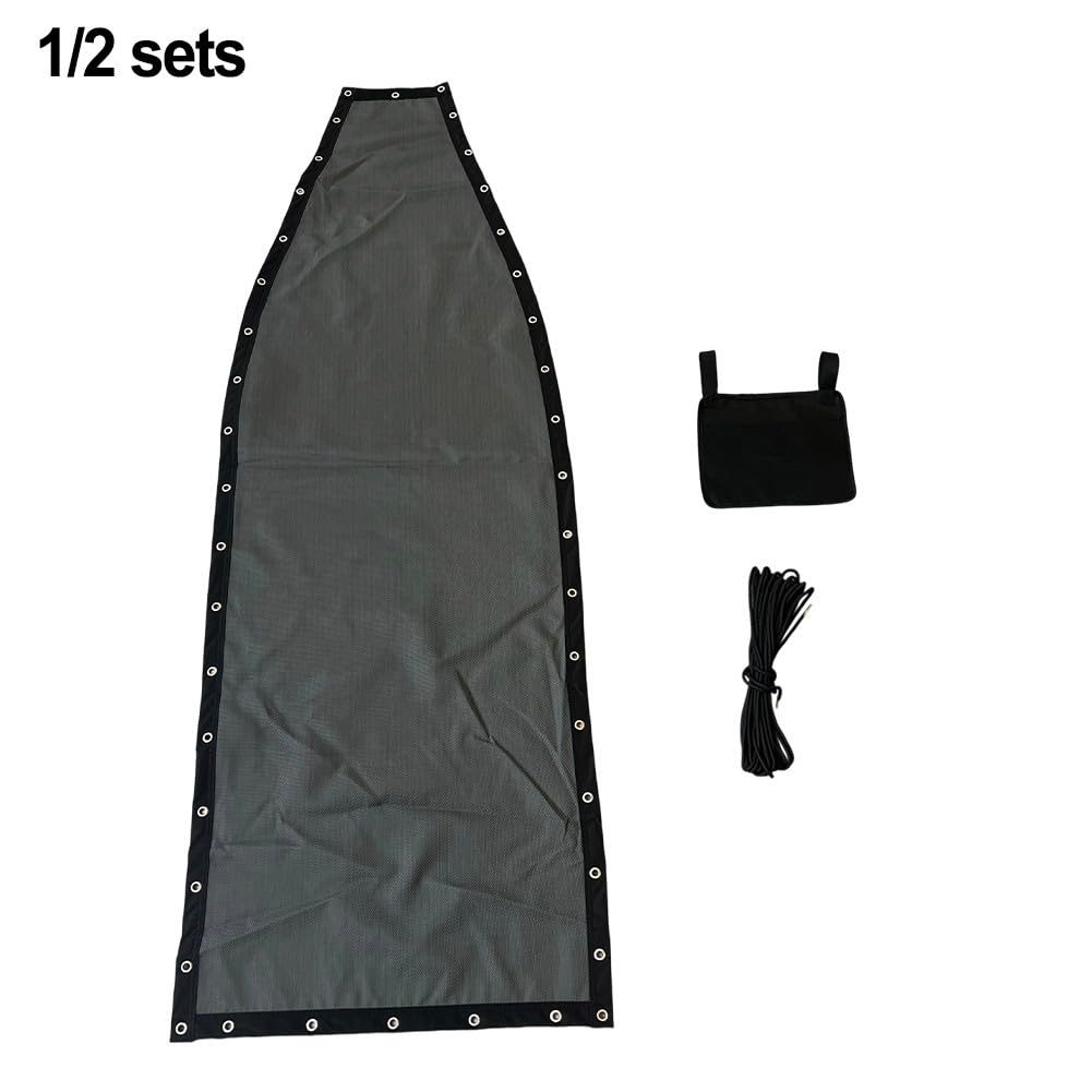 Tissu de rechange en textilène pour balancelle suspendue, 64 x 197 x 23 cm, meuble de terrasse d'extérieur en tissu avec corde, pièce de rechange facile à installer pour porche de jardin