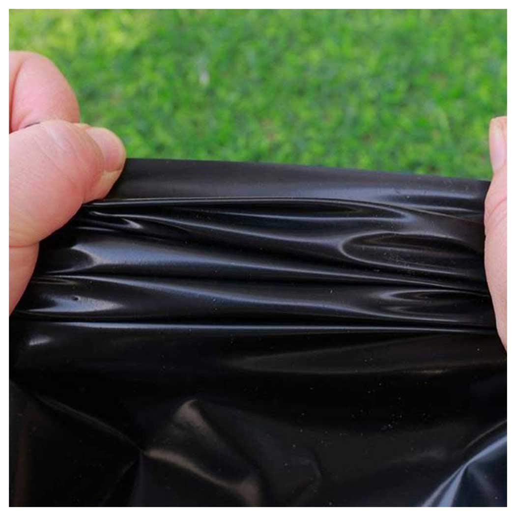 Rivestimento per Laghetti in HDPE, 4X3m 4X5m Nero Telo per Laghetto, HDPE Rivestimento per Laghetto con Fondo per Laghetto, Grande Rivestimento per Laghetti, Giardini, P(Size:4x2M(13x7ft),Color:20S)
