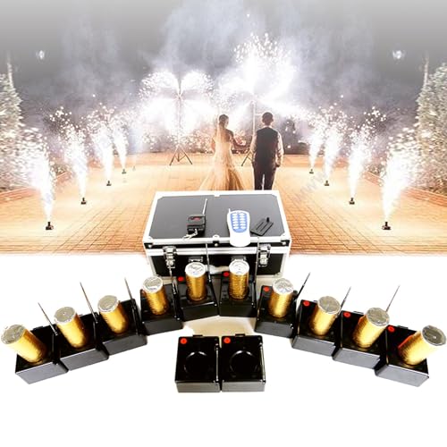 Wasd3Pods Ferngesteuerter Feuerwerkskörper - Sicherer Und Umweltfreundlicher Feuerwerkskörper Mit 12 Empfängern, 100-150m Reichweite, AAA Batteriebetrieben, Einfach Zu Bedienen