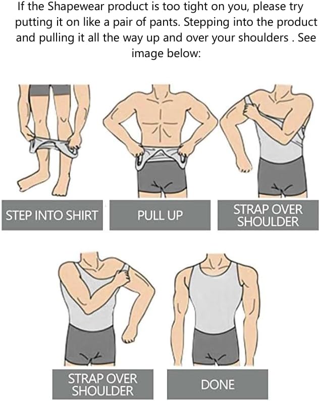 The Natural Posture Men's Ultra Slimming Shirt - Sleeveless Chest and Tummy Control Undershirt - Image 6