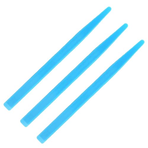 3 espátulas de mezcla dental, reutilizables, espátulas rectas dentales, antiadherentes, para esculpir cera dental, yeso de alginato