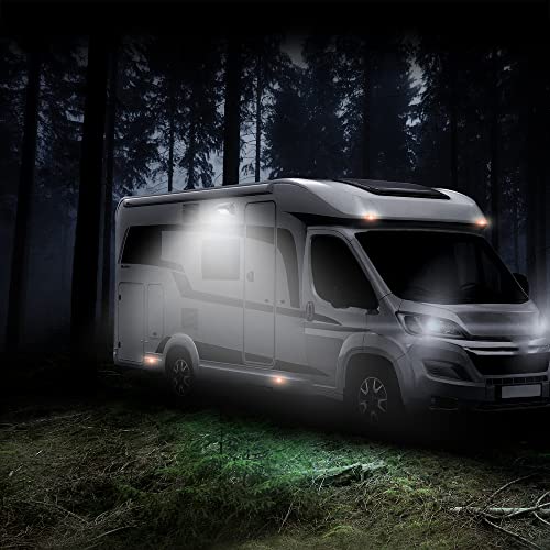 Luz Led à Prova D'água RV 6000K Nature White 10-30V DC Para Caminhão Reboque Unidade ônibus Automóv