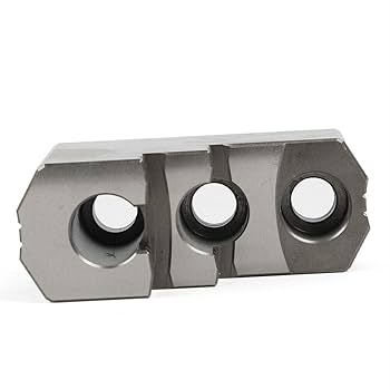3Pcs Steel Jaws Set Hard Jaws for Kitagawa B-210 Type Lathe