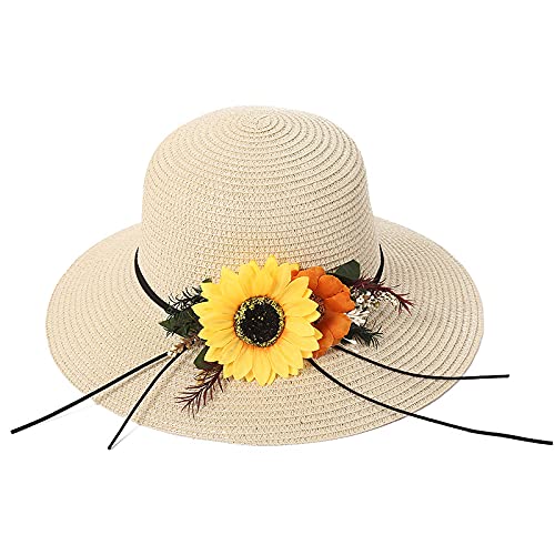 Sombrero de mujer con ala ancha para sol miniatura 2