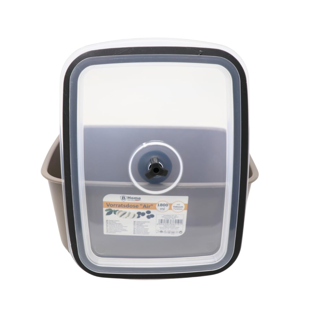 Vorratsdose "Air" mit Vakuum-Funktion Braun 1800ml