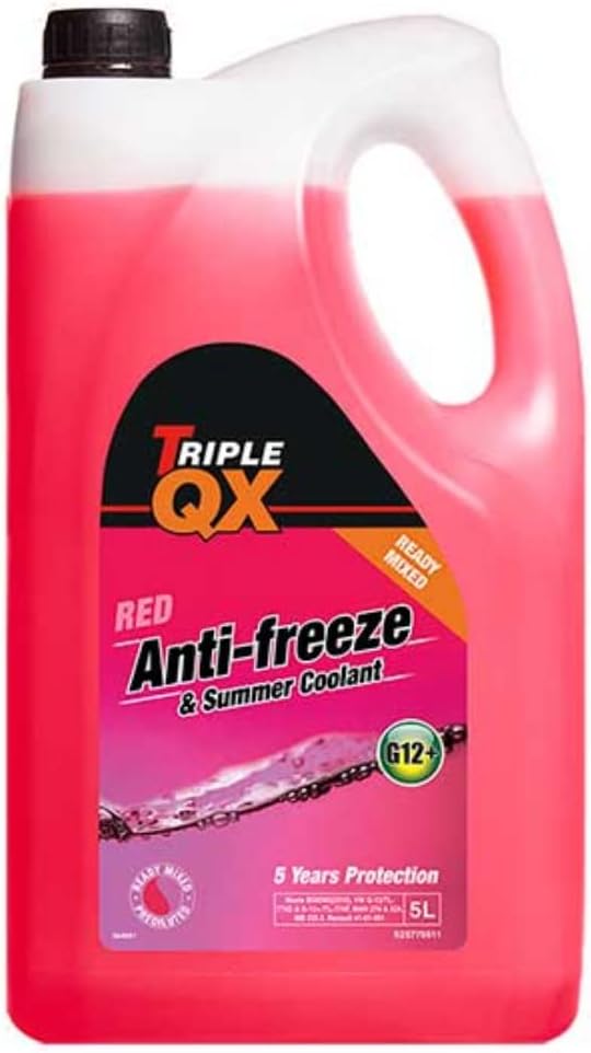 Triple QX 5L Red AntiFreeze Summer Coolant Concentrate 5 Litre GL12