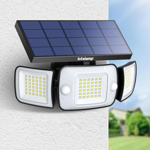 intelamp Lampe Solaire Exterieur 6000mAh Lumière Solaire Extérieu...