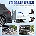 PINGDIR Folding Hitch Mount Cargo Carrier Hitch Rack Basket 60