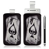 Lujosa funda carcasa funda funda para Sony Ericsson Xperia X8 con motivo + lápiz