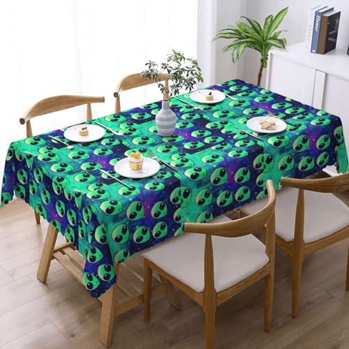 Nappe extraterrestres verts lavable pour protéger la table des dîners et fêtes - 3
