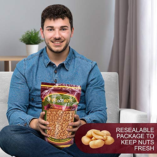 Roasted Unsalted Peanuts 5 Pounds (80Oz) By We Got Nuts – Premium Quality Kosher Peanut – Healthy & Natural Rich Flavor Snack – Great For Diy Homemade Peanut Butter – Air-Tight Resealable Bag Package #TOP5