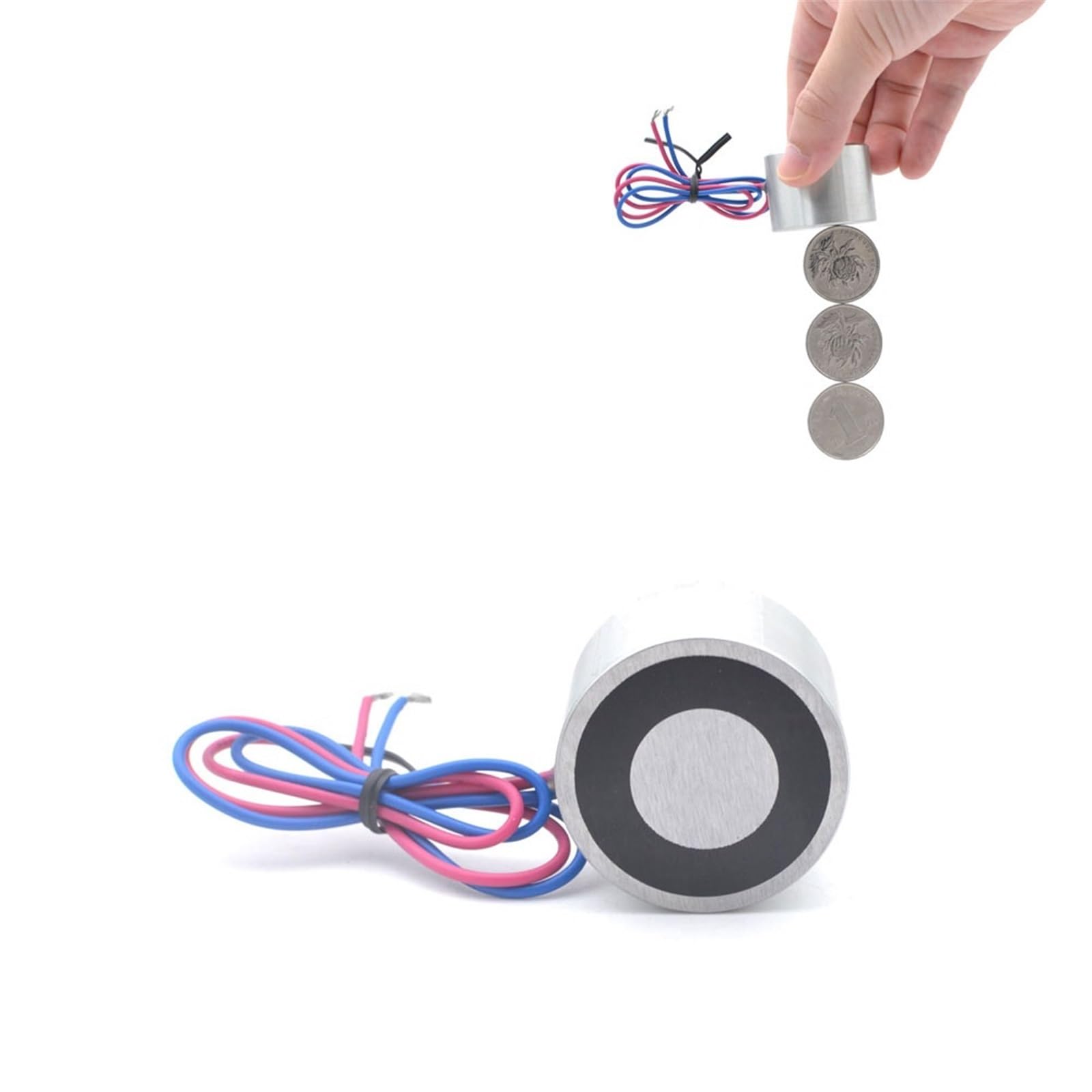 CL-P 35/29D D35mm*H29mm 30KG 300N Current Degauss Electric Magnet Magnetic Solenoid Sucker Electromagnet DC 12V 24V 1Pcs(12V)