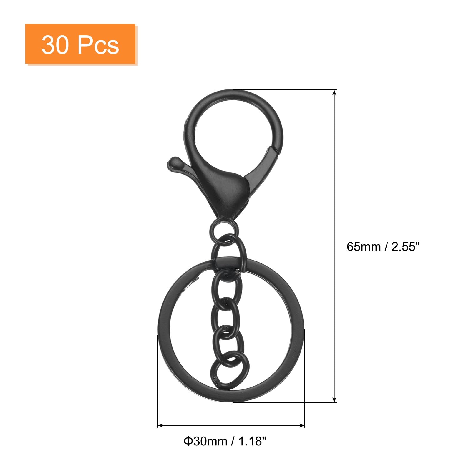 uxcell Lobster Claw Clasps Keychain - Image 2